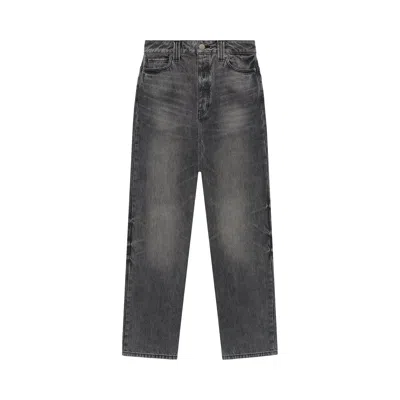 Pre-owned Essentials Fear Of God  Straight Leg Denim Jeans 'vintage Black' | Women's Size 26