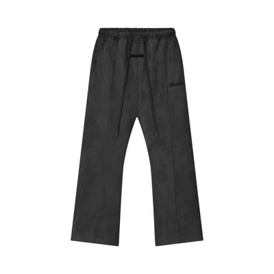 Pre-owned Essentials Fear Of God  Suede Fleece Flare Sweatpant 'iron Grey' | Men's Size Xxl In Gray