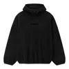 Essentials Fear Of God  Suede Fleece Modern Hoodie 'vintage Black'