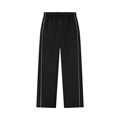 Pre-owned Essentials Fear Of God  Suede Fleece Signature Relaxed Pant 'vintage Black' | Women's Size S