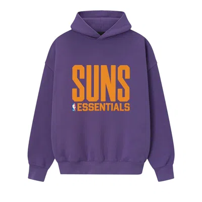 Pre-owned Essentials Fear Of God  Suns Sport Hoodie 'purple Reign' | Men's Size Xs