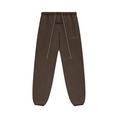 Pre-owned Essentials Fear Of God  Sweatpants 'heather Wood' In Brown