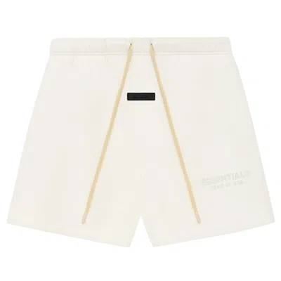 Pre-owned Essentials Fear Of God  Sweatshort 'cloud Dancer' In Cream