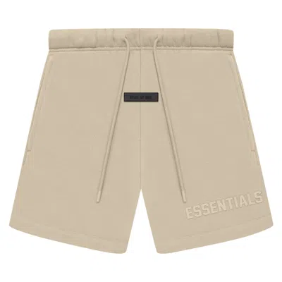 Pre-owned Essentials Fear Of God  Sweatshort 'dusty Beige' In Tan