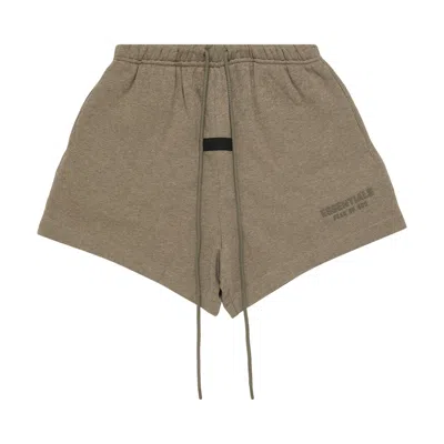 Pre-owned Essentials Fear Of God  Sweatshort 'heather Grey'