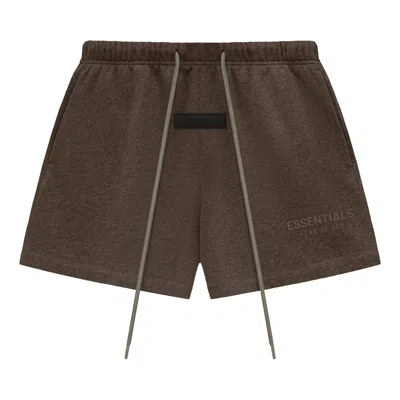 Pre-owned Essentials Fear Of God  Sweatshort 'heather Wood'