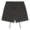 Essentials Fear Of God  Ss24 Fleece Running Short 'ink' In Black