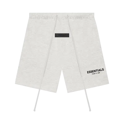 Pre-owned Essentials Fear Of God  Sweatshort 'light Oatmeal' In Grey