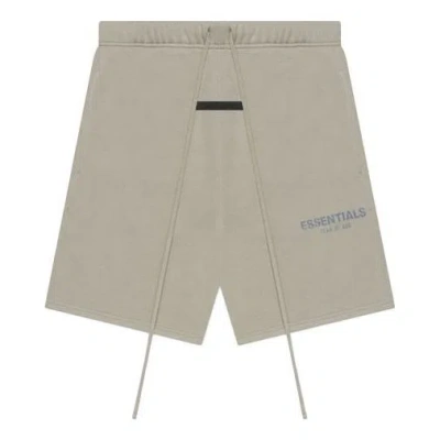 Essentials Fear Of God  Sweatshort 'moss' In Gray