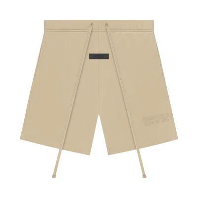 Pre-owned Essentials Fear Of God  Sweatshort 'sand' In Tan