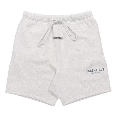 Essentials Fear Of God  Sweatshorts 'heather Grey' In White