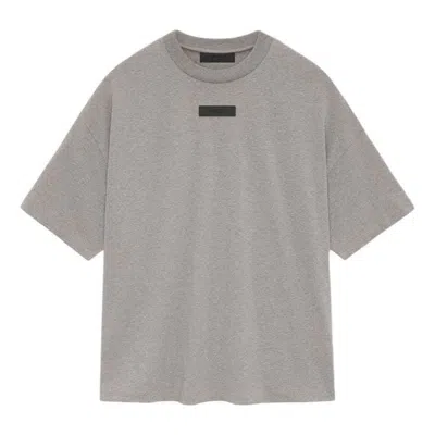 Essentials Fear Of God  T-shirt 'heather Grey' In Gray
