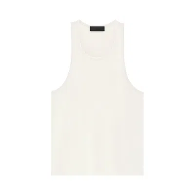 Pre-owned Essentials Fear Of God  Tanktop 'cloud Dancer' | Cream | Women's Size Xxs In White