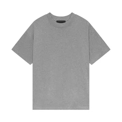 Pre-owned Essentials Fear Of God  Tee (3 Pack) 'dark Heather' In Grey