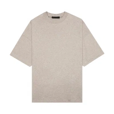 Pre-owned Essentials Fear Of God  Tee 'core Heather' In Brown