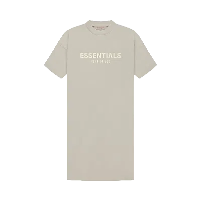 Pre-owned Essentials Fear Of God  Tee Dress 'smoke' In Grey