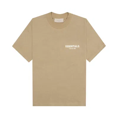 Pre-owned Essentials Fear Of God  Tee 'oak' In Tan