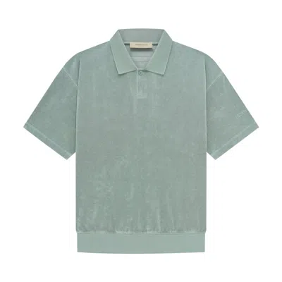 Pre-owned Essentials Fear Of God  Terry Polo 'sycamore' In Green
