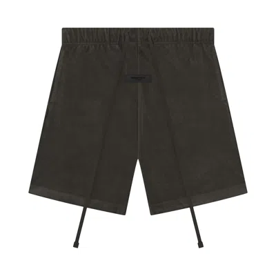 Pre-owned Essentials Fear Of God  Terry Short 'off Black'