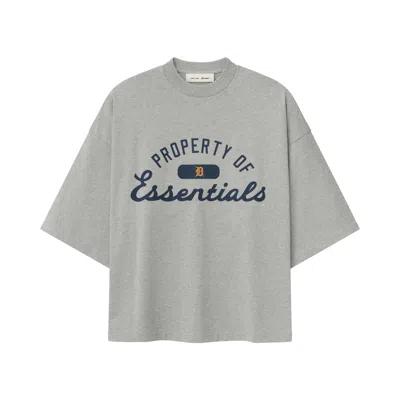 Pre-owned Essentials Fear Of God  Tigers Merch Tee 'concrete Heather' | Grey | Men's Size M In Gray