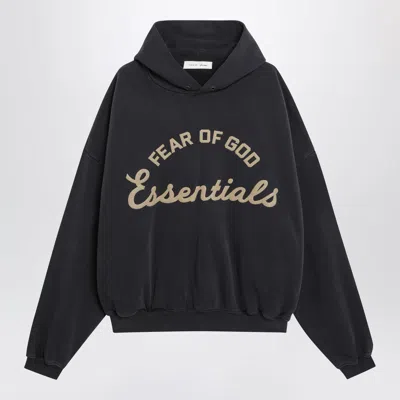 Essentials Fear Of God  Training 90s Black Cotton Fleece Sweatshirt