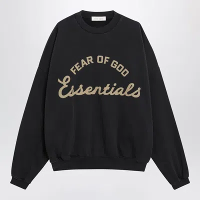 Essentials Fear Of God  "training 90`s" Crewneck Sweatwshirt In Black