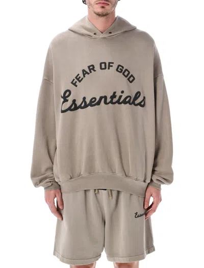 Essentials Fear Of God  Training 90's Hoodie In Gray