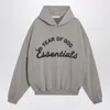 Essentials Gray Training 90s Hoodie In Gray