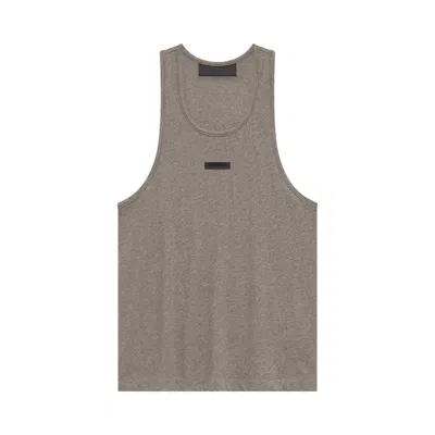 Pre-owned Essentials Fear Of God  Tri-blend Tank Top 'heather Grey' | Women's Size S In Gray