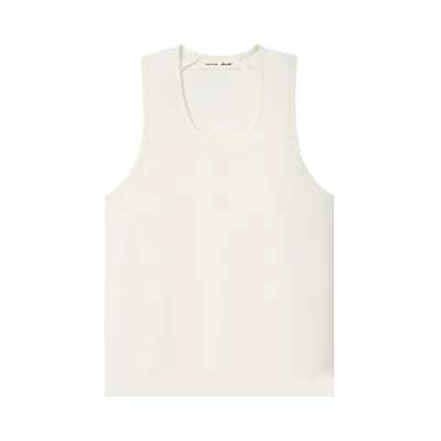 Pre-owned Essentials Fear Of God  Tri-blend Classic Tank 'ivory' | Cream | Women's Size M