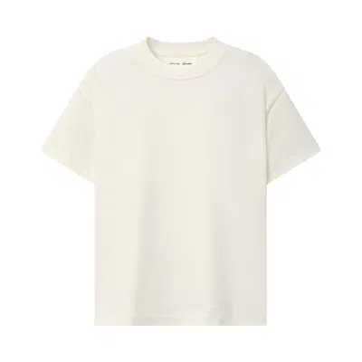 Pre-owned Essentials Fear Of God  Tri-blend Essential Tee 'ivory' | Cream | Kid's Size 12