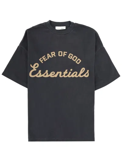 Essentials Fear Of God  Training 90´s Short Sleeve Tee In Black