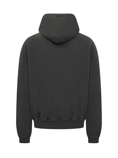 Essentials Fear Of God  Urban Essential Hooded Sweatshirt In Faded Black