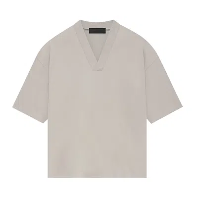 Pre-owned Essentials Fear Of God  V-neck 'silver Cloud' In Grey