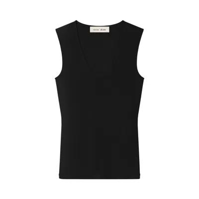 Pre-owned Essentials Fear Of God  V-neck Tank 'vintage Black' | Men's Size L