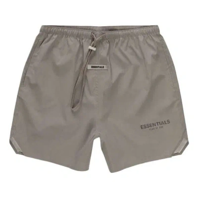 Essentials Fear Of God  Volley Shorts 'cement' In Gray