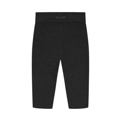 Pre-owned Essentials Fear Of God  Waffle Biker Short 'black' | Women's Size L