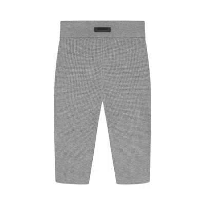 Pre-owned Essentials Fear Of God  Waffle Biker Short 'dark Heather' | Grey | Women's Size S In Gray