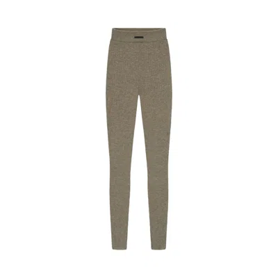Pre-owned Essentials Fear Of God  Waffle Leggings 'homestead Heather' | Grey | Women's Size M In Gray