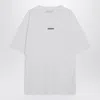 Essentials Logo Patch Crewneck T-shirt In White