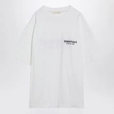 Essentials Fear Of God   White Cotton T-shirt With Logo