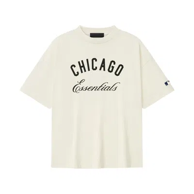 Pre-owned Essentials Fear Of God  White Sox 90s Tee 'cream White' | Men's Size Xs