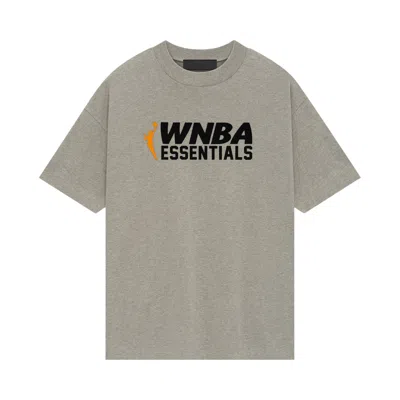 Pre-owned Essentials Fear Of God  Wnba Tee 'warm Heather' | Grey | Men's Size Xs In Gray