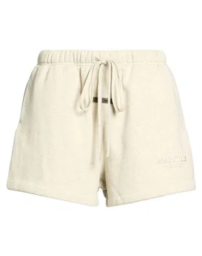 Essentials Fear Of God  Woman Shorts & Bermuda Shorts Light Grey Size M Cotton, Polyester In Gray