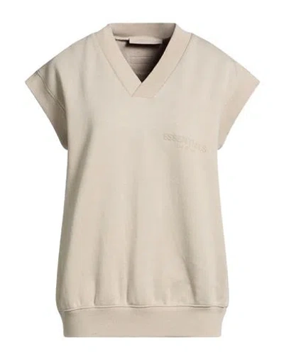 Essentials Fear Of God  Woman Sweatshirt Light Grey Size Xs Cotton, Polyester In Multi