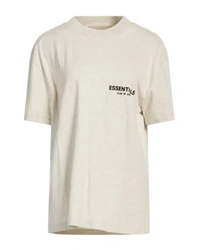 Essentials Fear Of God  Woman T-shirt Grey Size S Cotton In Neutral