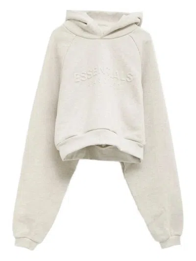 Essentials Fear Of God  "womens 90`s Raglan" Hoodie In Neutral