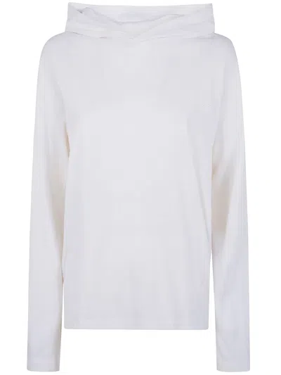 Essentials Fear Of God  "womens Classic Fit" Hooded Long Sleeve In White