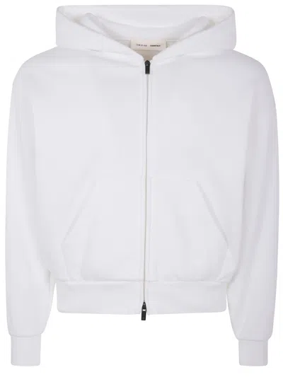 Essentials Fear Of God  Women`s Classic Fit Zip-up Hoodie