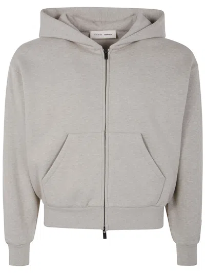 Essentials Fear Of God  Women`s Classic Fit Zip-up Hoodie